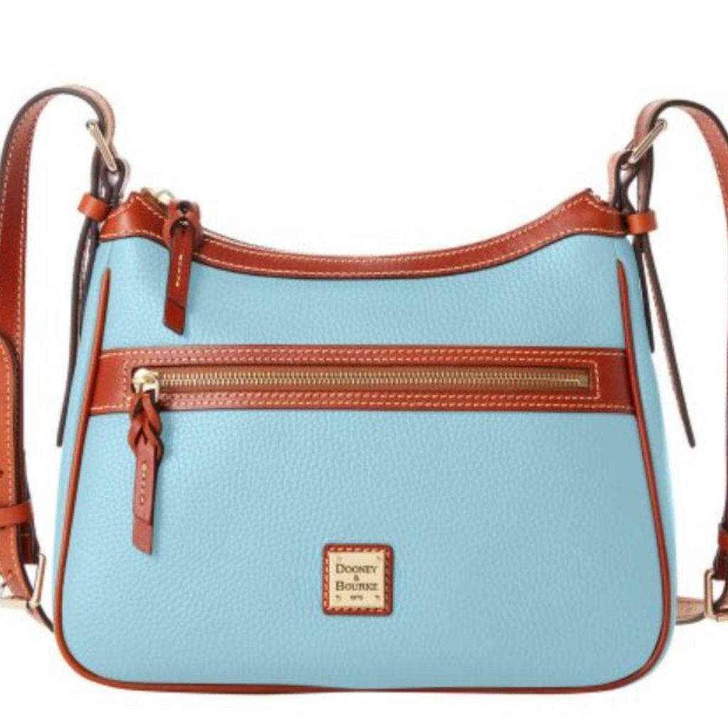 Nwt Dooney & Bourke | Caribbean Blue Presley Leather Crossbody Bag